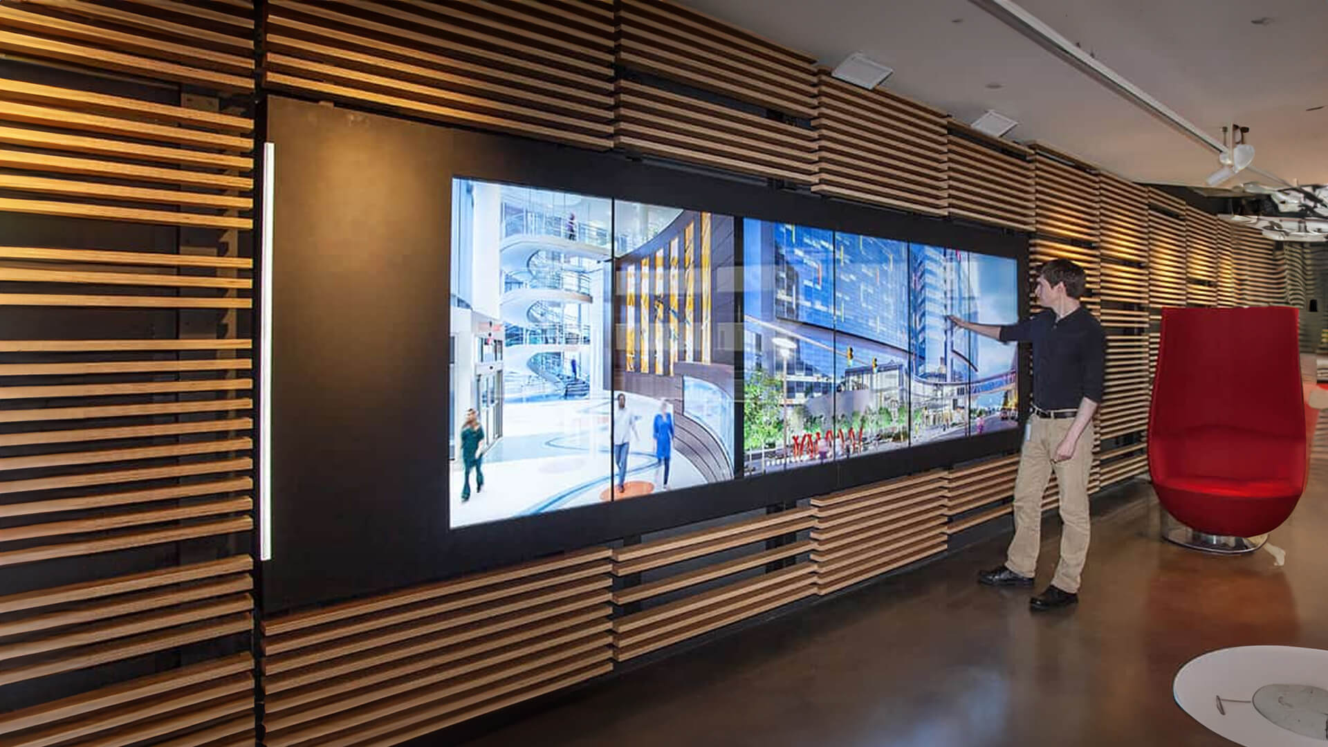 Interactive Video Wall work flow